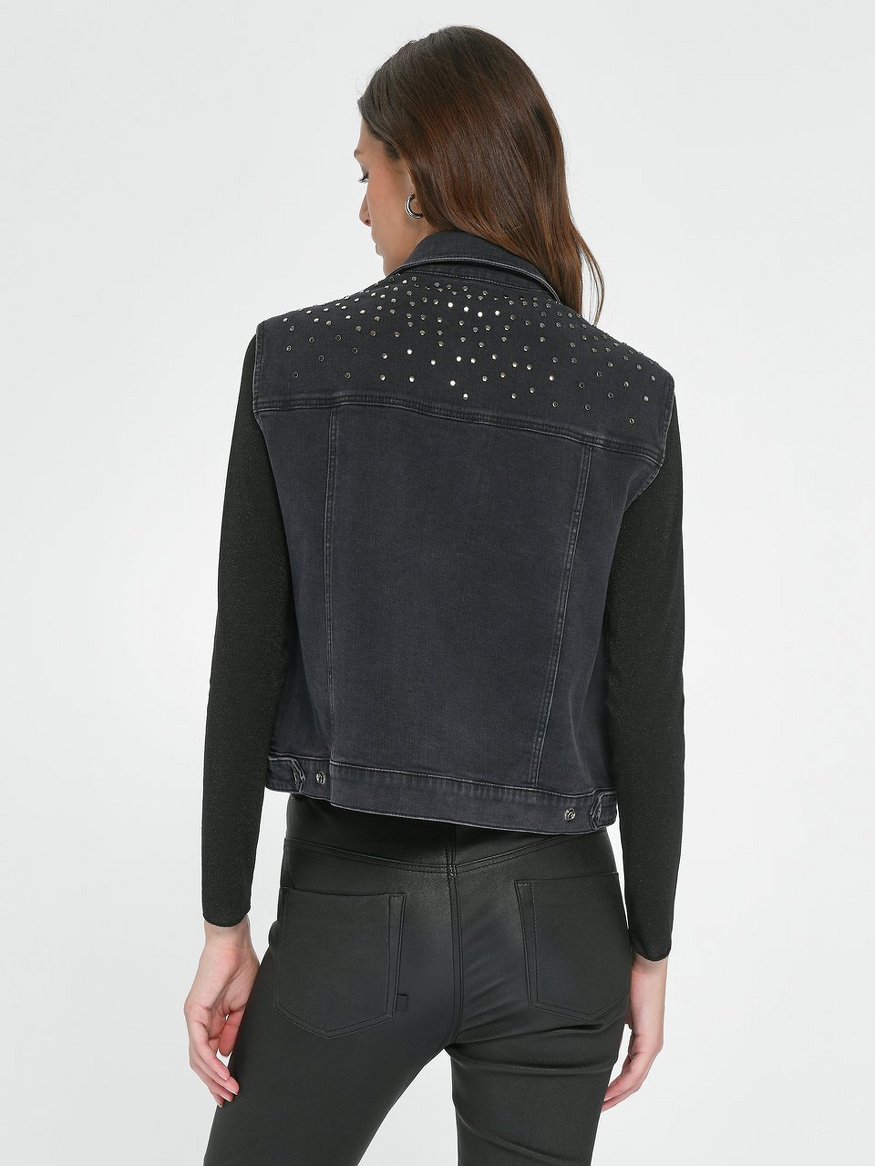 Jeansweste im Oversized-Style