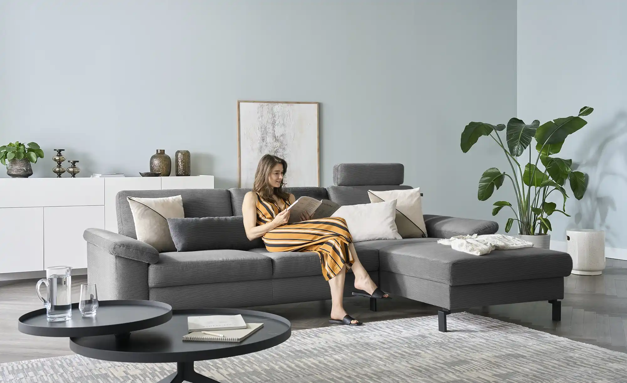 Max Schelling Ecksofa Feincord Maximum Move