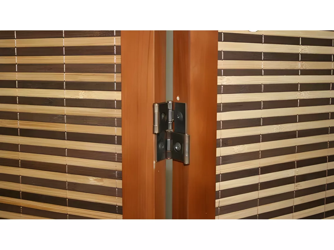 Paravent 6 panneaux marron bois marron 264 x 44 x 175 cm PAR06069