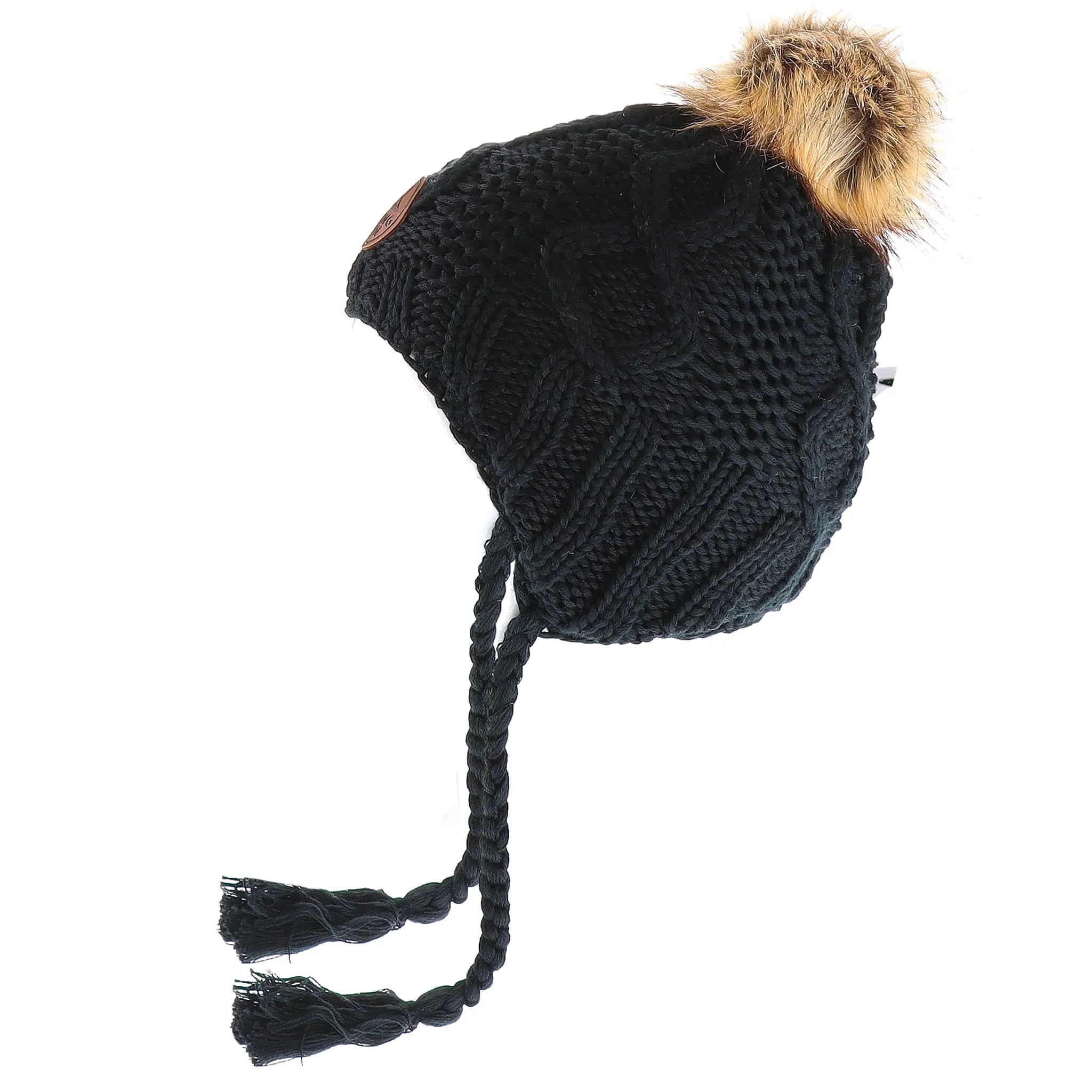 Rising Sun Tuque Tricot Fourrure 12-24mois
