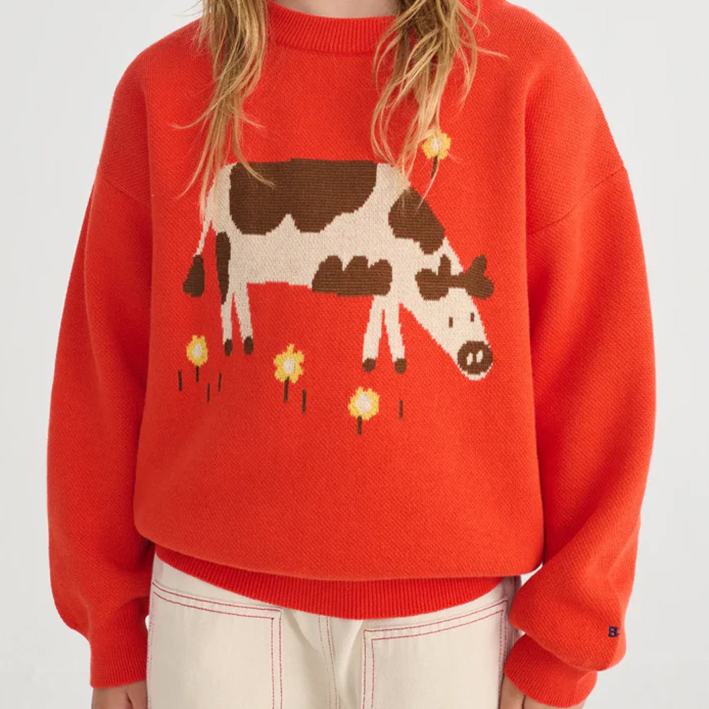Pullover Farm Adventure Red