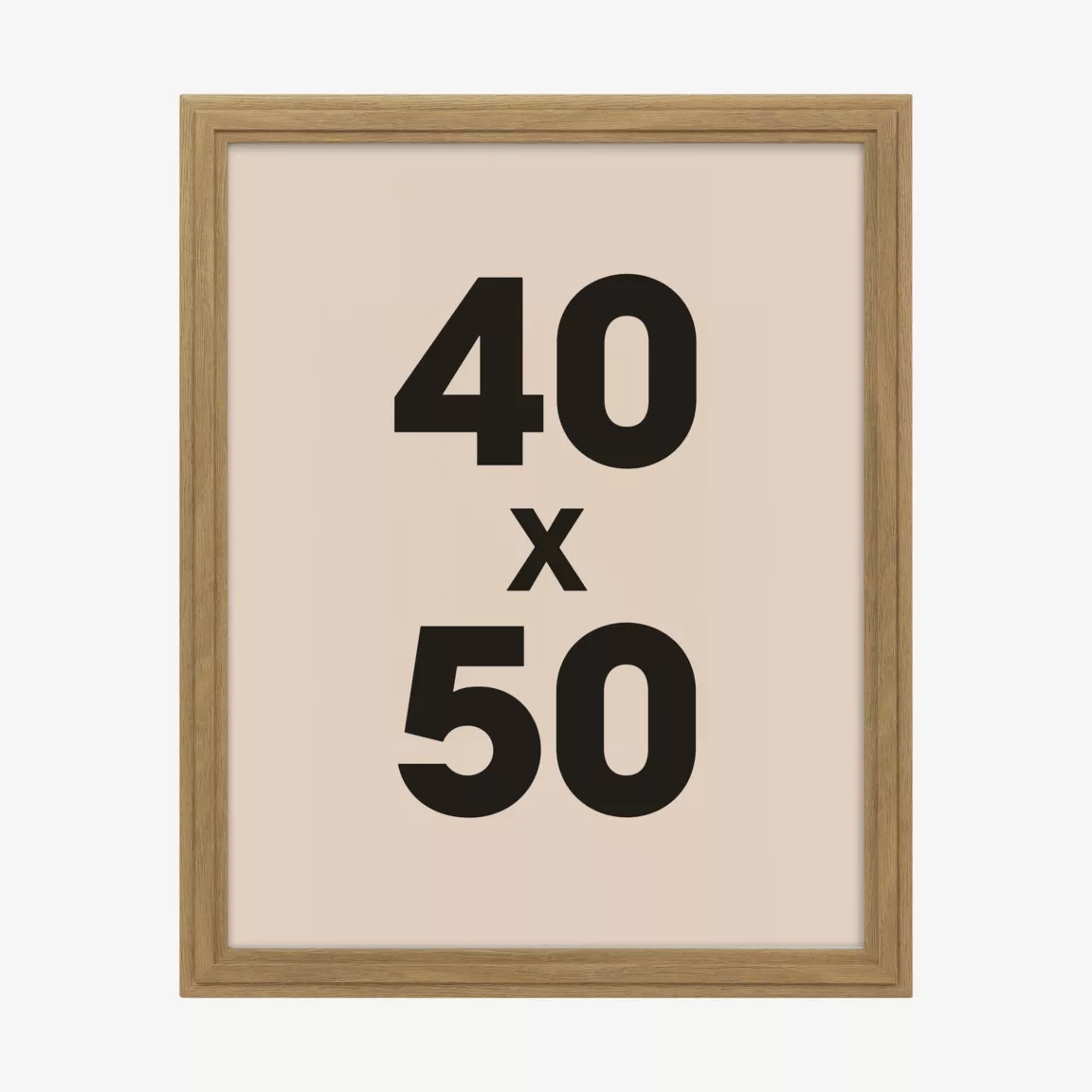 Cadre photo mural bois (40 x 50 cm) Alix Marron