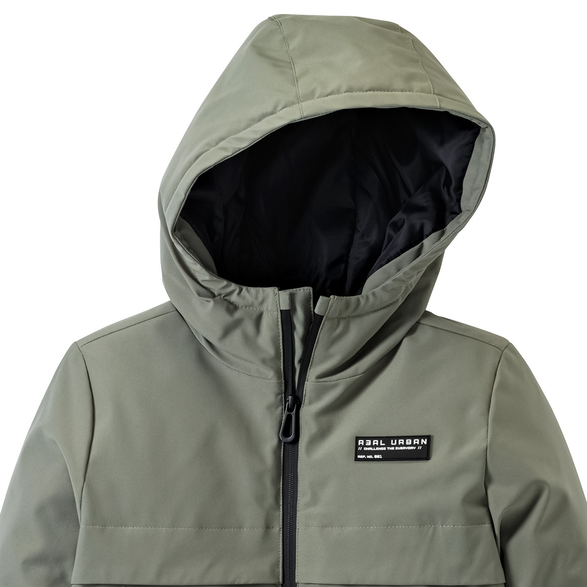 Yigga Jungen Jacke gefüttert schilfgrün