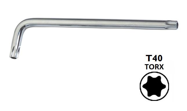 Side Shore Outil Clé Torx T40 coudée