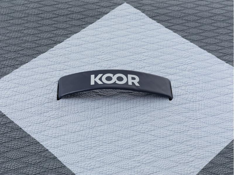 KOOR SUP Board Moolaka 11'6 mit Doppelkammersystem Kippstabiles Touring Stand-up-Paddling-Board mit Doppelkammersystem