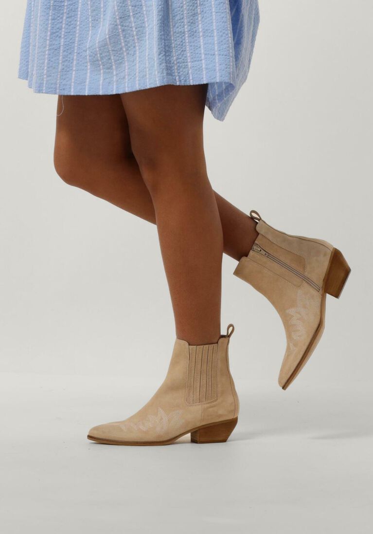 NOTRE-V beige notre-v enkellaarsjes as181r