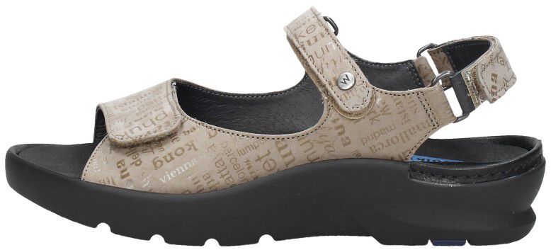 Wolky Sandalen Plat taupe