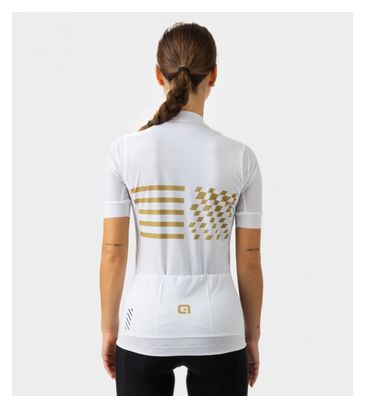 Maillot Manches Courtes Femme Alé Play Blanc
