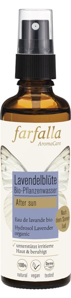 Farfalla Bio-Pflanzenwasser<br>75 ml, Spray, Lavendelblüte