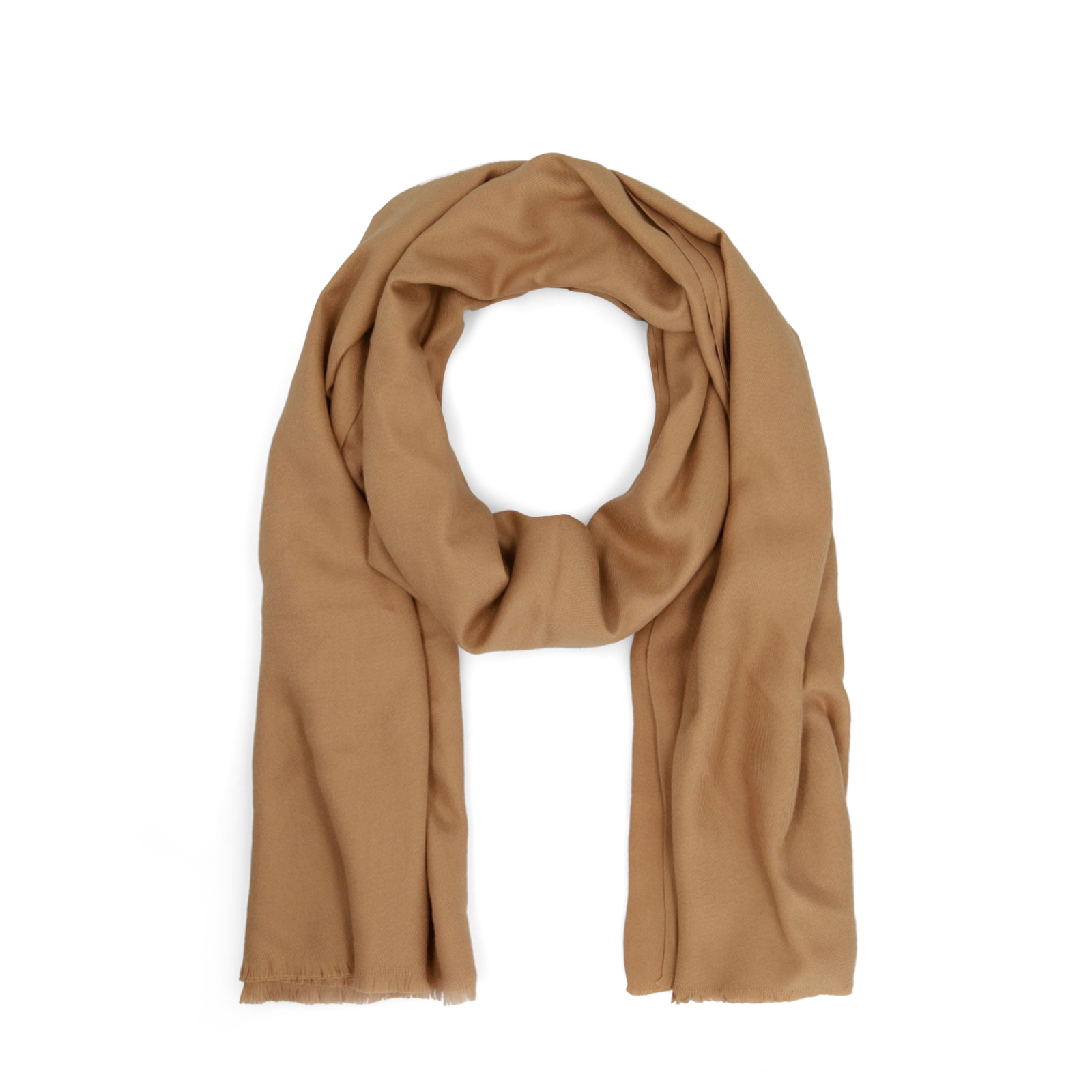 Beige & cognackleurige sjaal