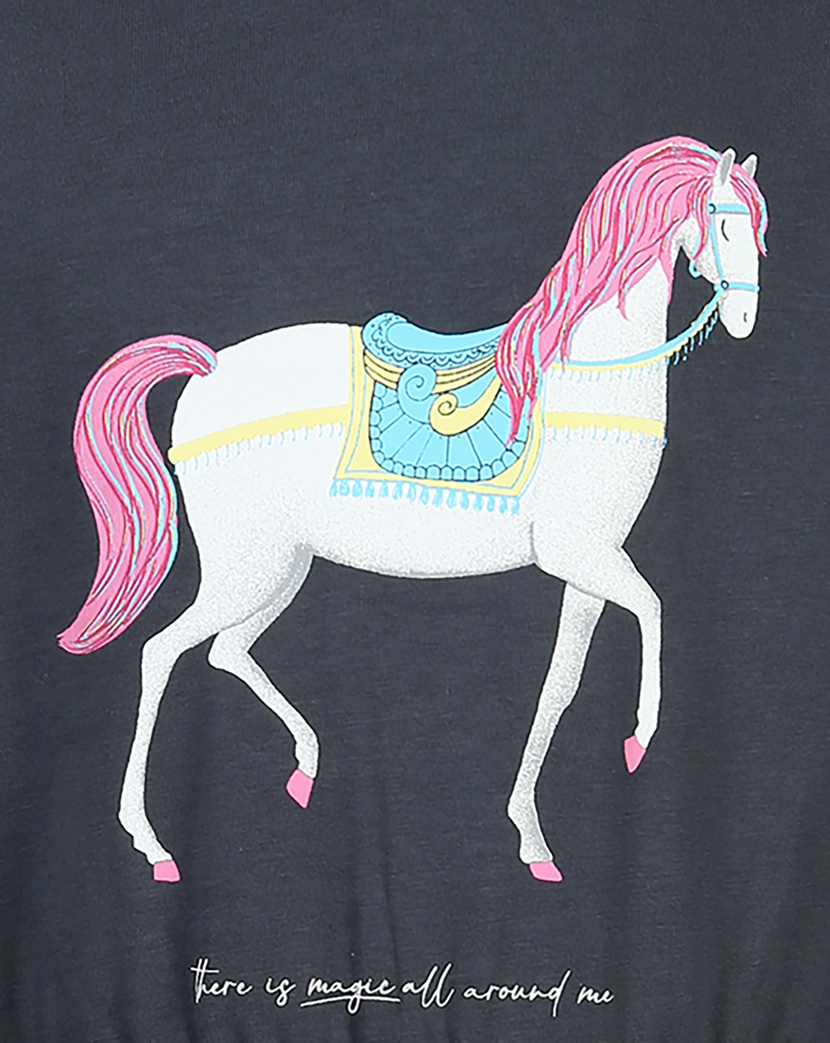 Langarmkleid WHITE HORSE in dunkelgrau