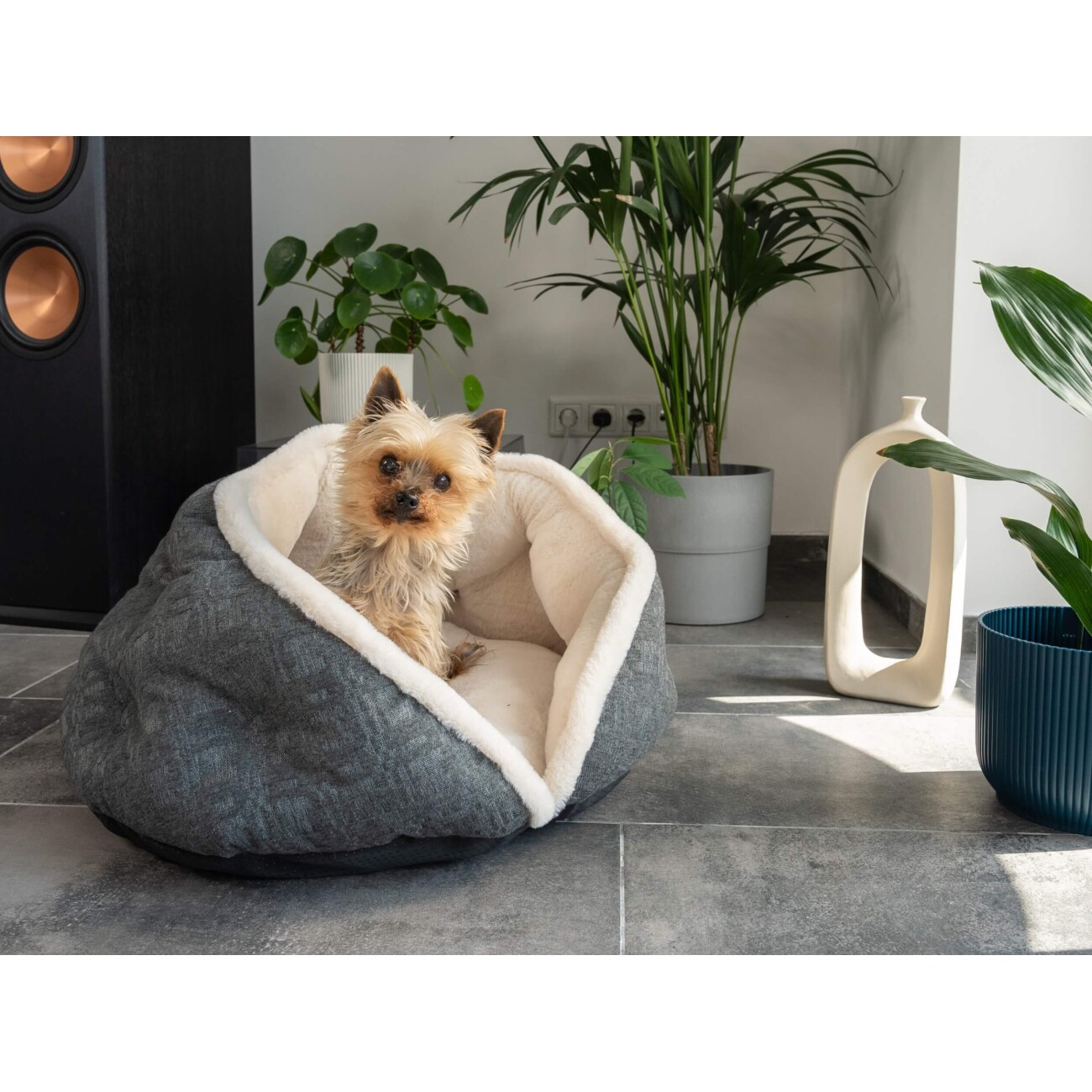 TrendPet LunaNest Kuschelhöhle beige S