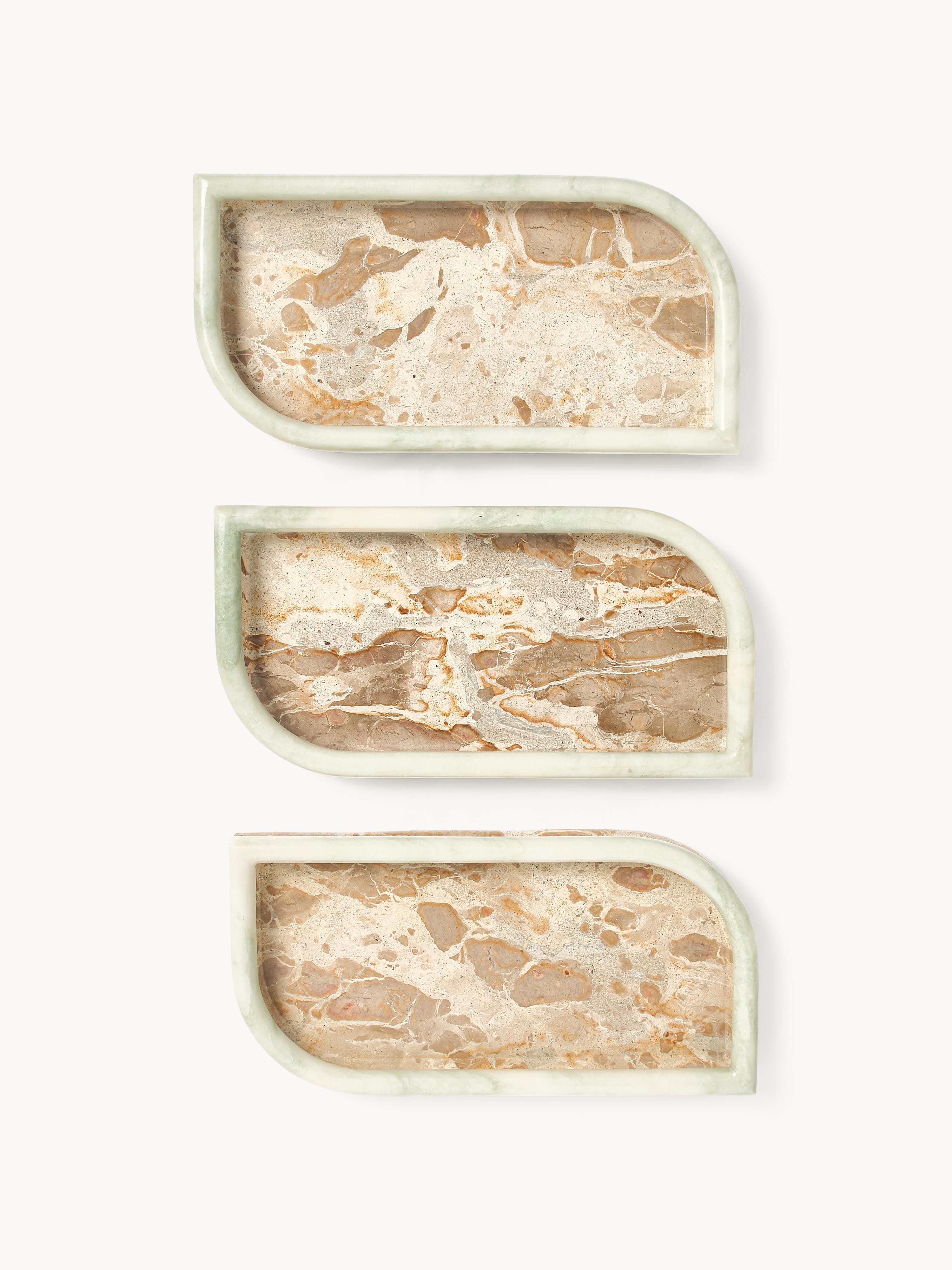 Decoratief dienblad Maba van marmer