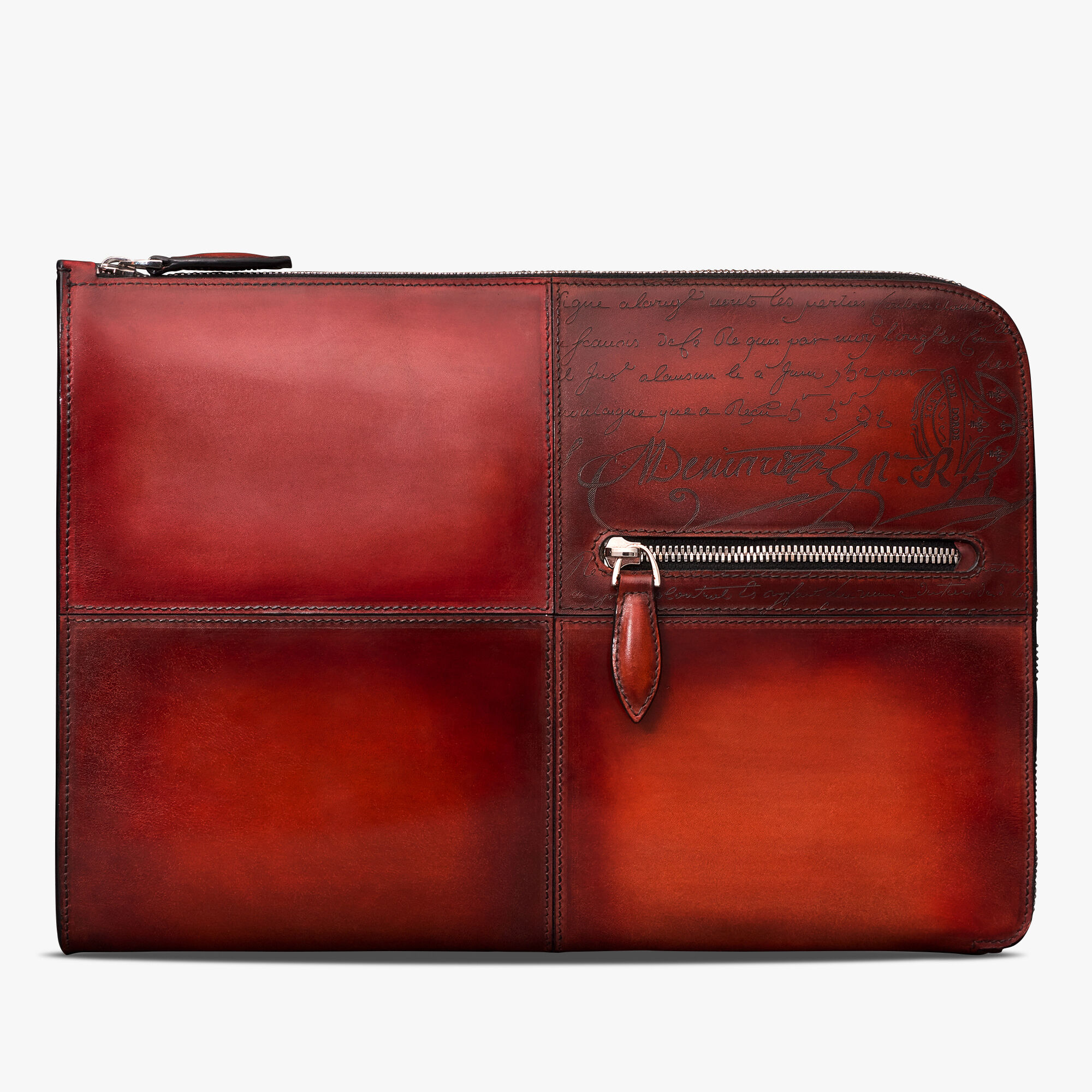 Pochette Nino TGM En Cuir Scritto