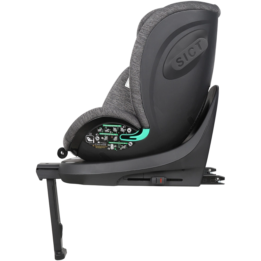 babyGO Reboarder i-Size Prime 360 grey