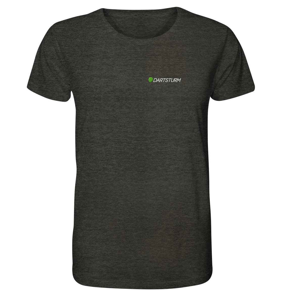 DartSturm - Logo Weiß Herren Shirt (Stick)
