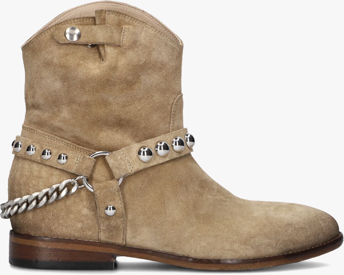 ELENA IACHI beige elena iachi biker boots a5682