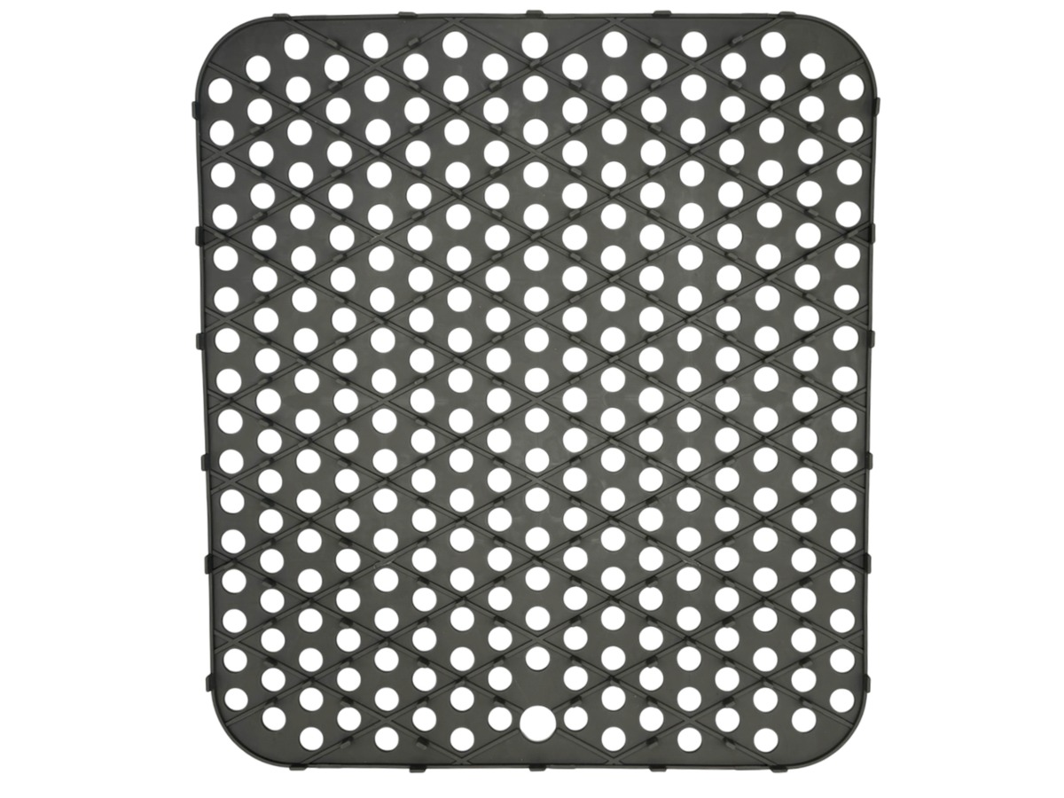 Hem 29,5x26 cm siliconen antislip afdruipmat - grey