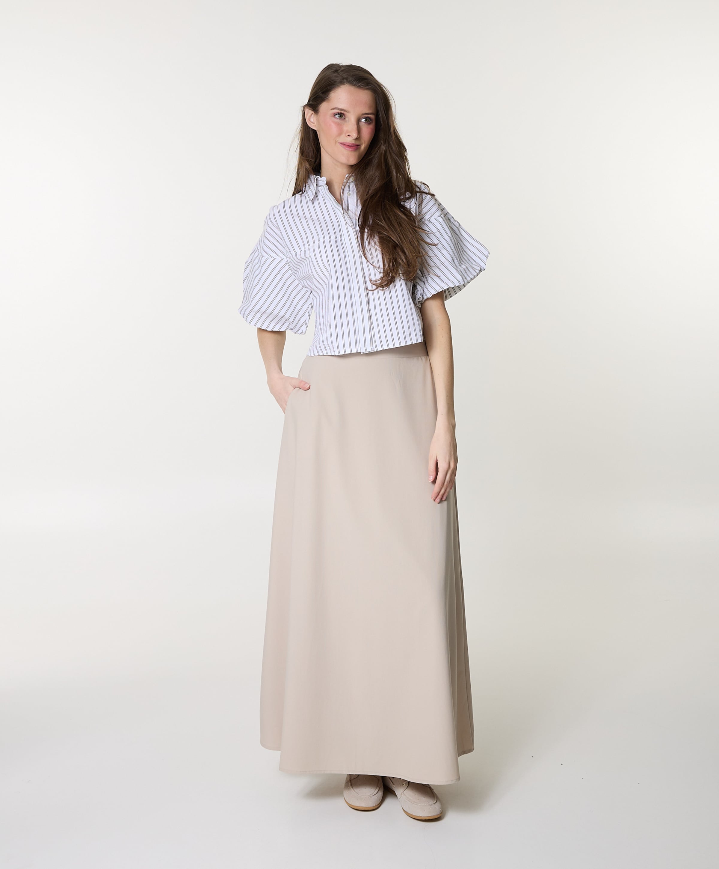Aimée the Label Dames rok beige