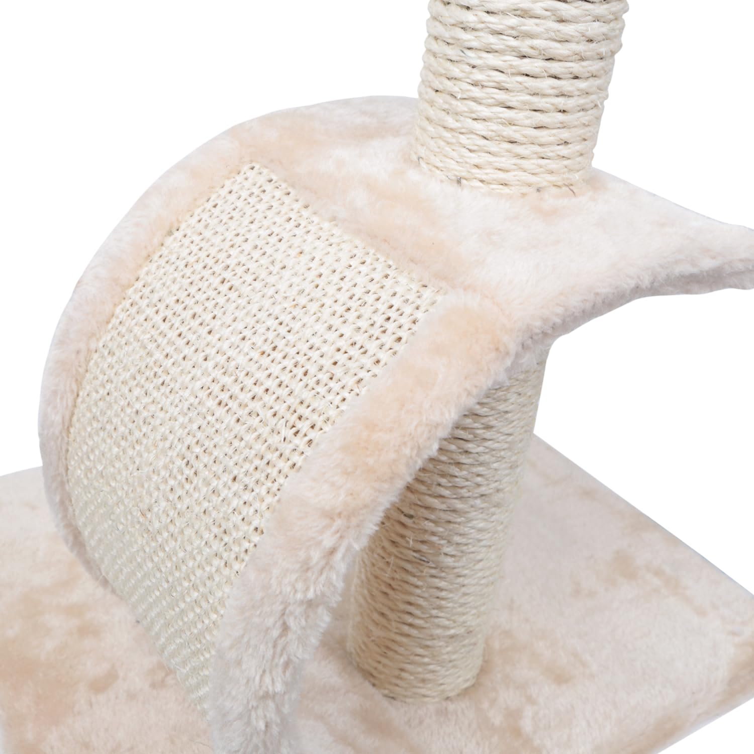 Arranhador para Gatos Nobleza - Dimensões: 41 * 35 * 60 cm, Cor: Bege