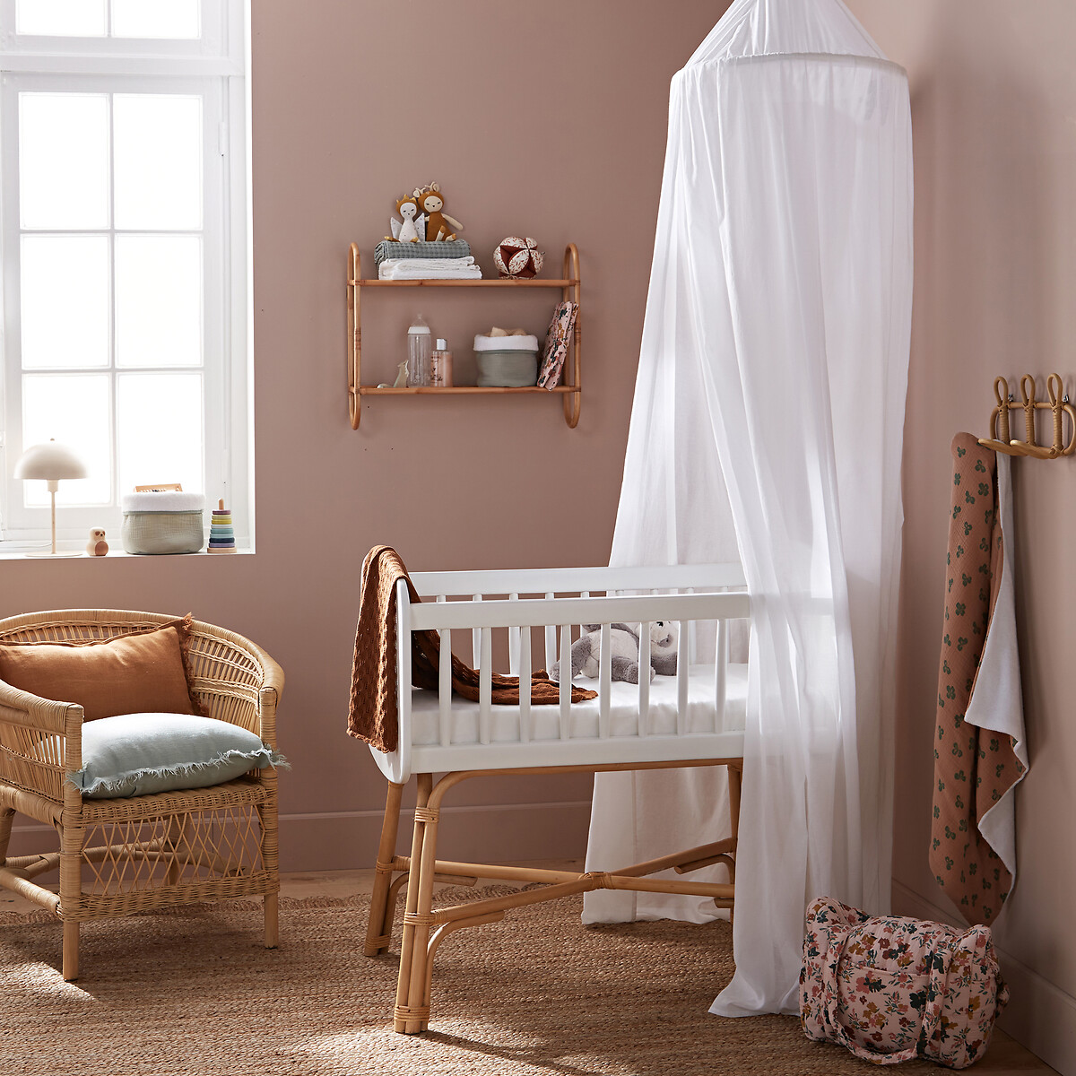 LA REDOUTE INTERIEURS<br>Cabideiro de parede em rattan, Malu