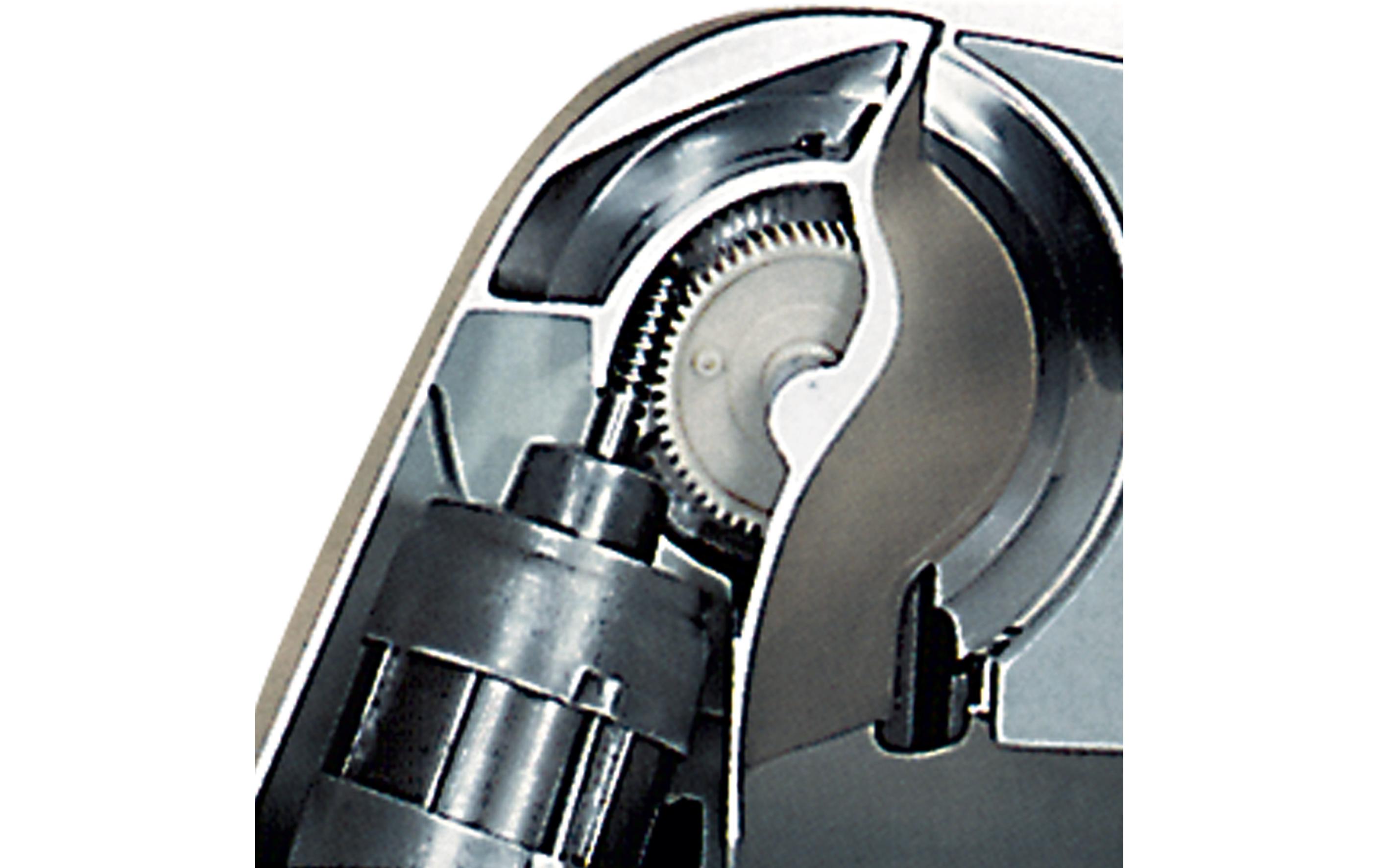 Schneidemaschine SKS900 Silber<br>Hochwertiger, freitragender Allesschneider aus Vollmetall
