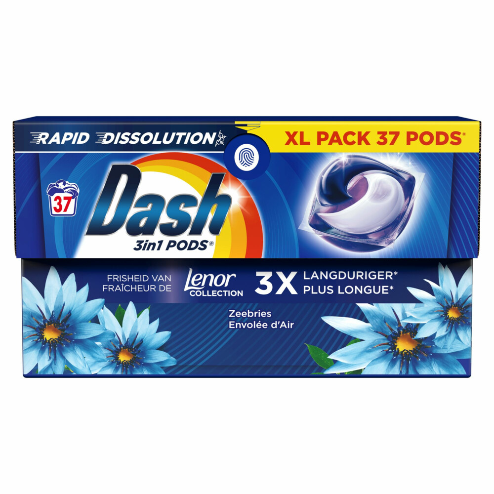 Dash Wasmiddelcapsules 4in1 Pods Zeebries37 stuks