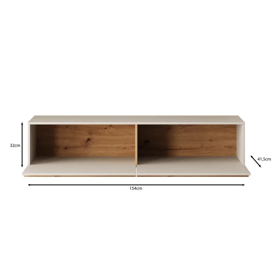 Meubella - TV-Meubel Arda - Beige - 154 cm