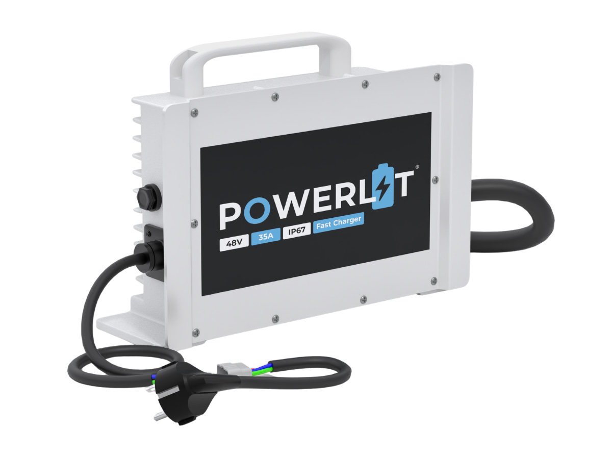 Powerlit PWLC4835 48V waterdichte LiFePO4 acculader - 35 ampère