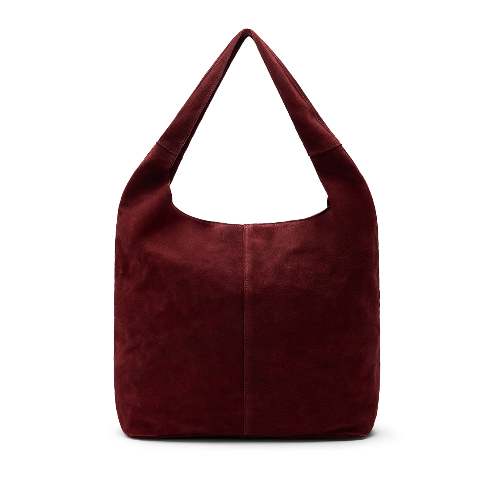 Rode suède shopper