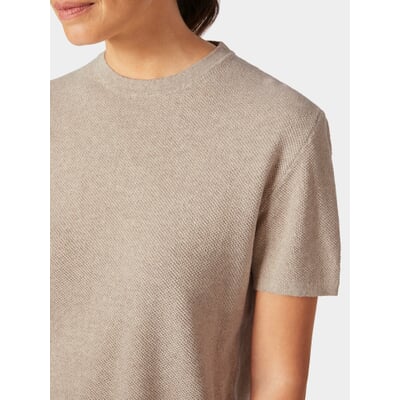Damen-Strickshirt, Natur