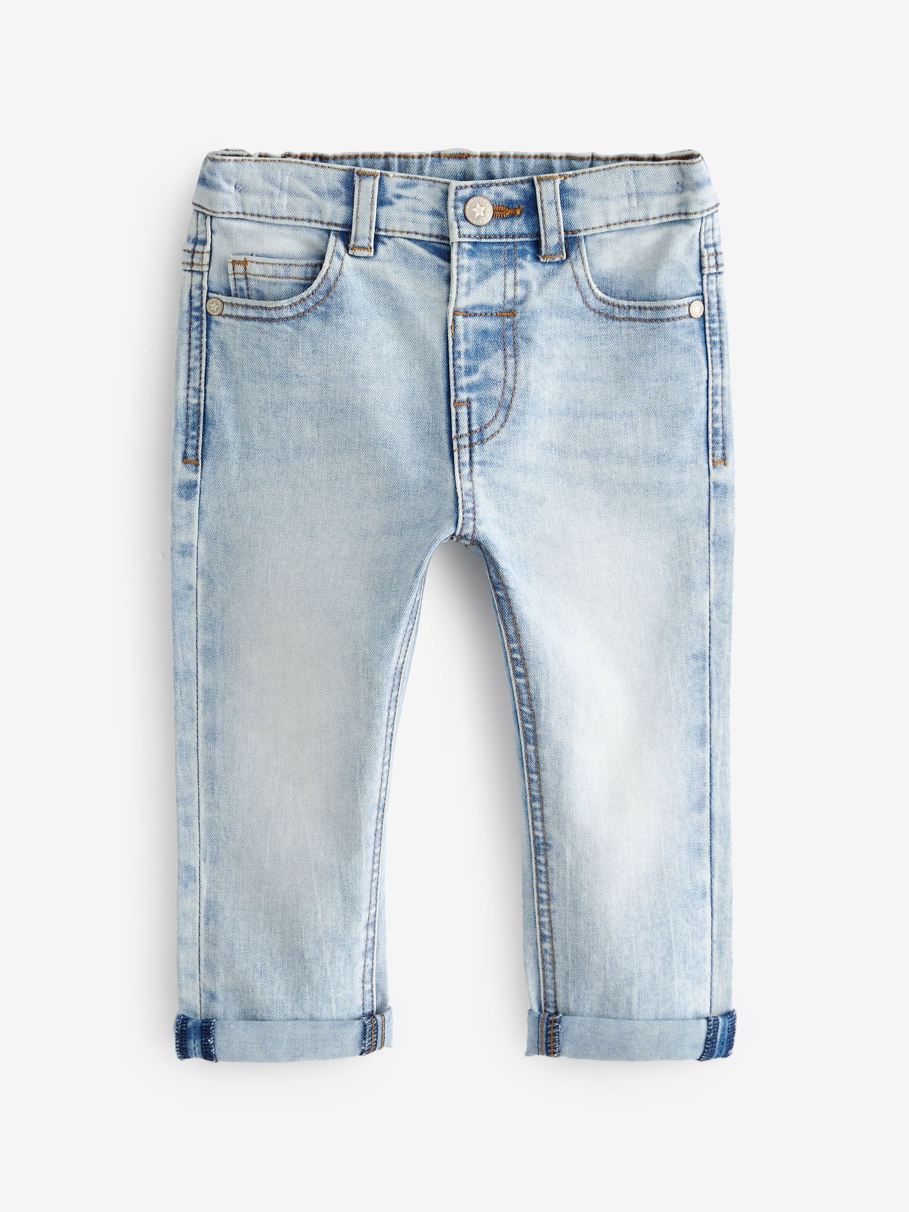 Gebleekte denim - Comfortabele jeans met stretch (3 mnd-7 jr)