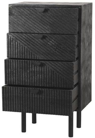 Ladekast Zwart AC-49.058 Cotia B50 x D30 x H90 cm