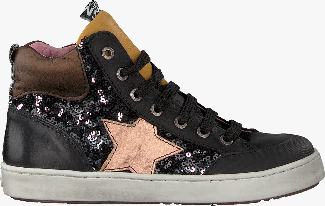SHOESME zwarte shoesme hoge sneaker ur20w042