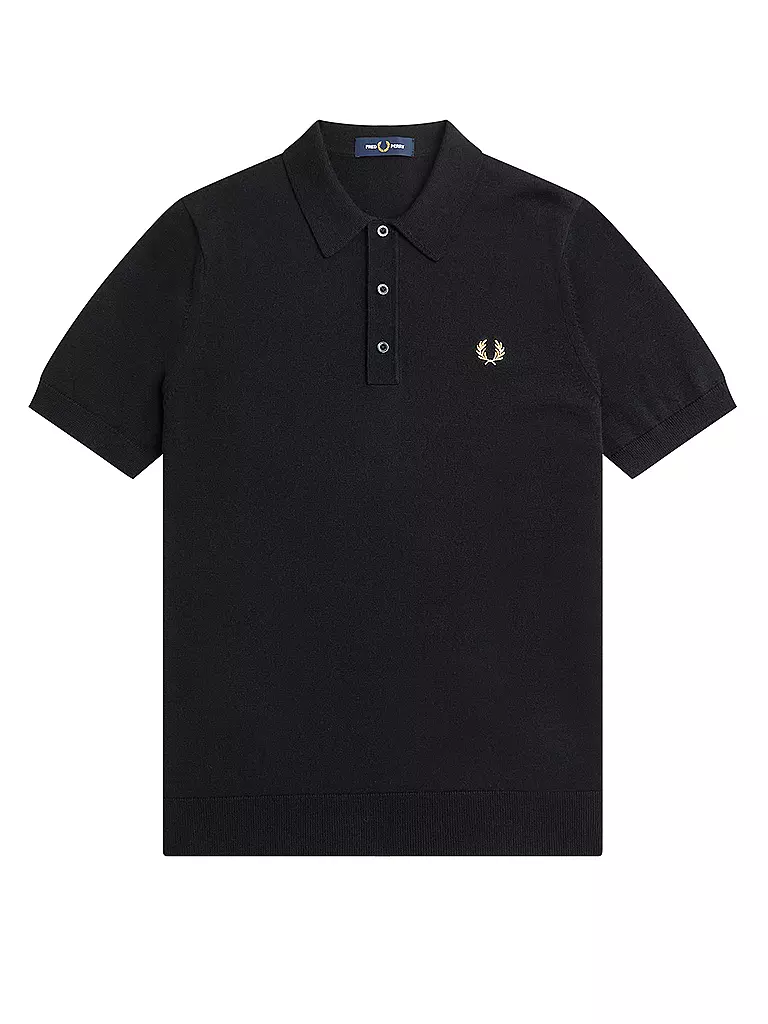 FRED PERRY Poloshirt schwarz