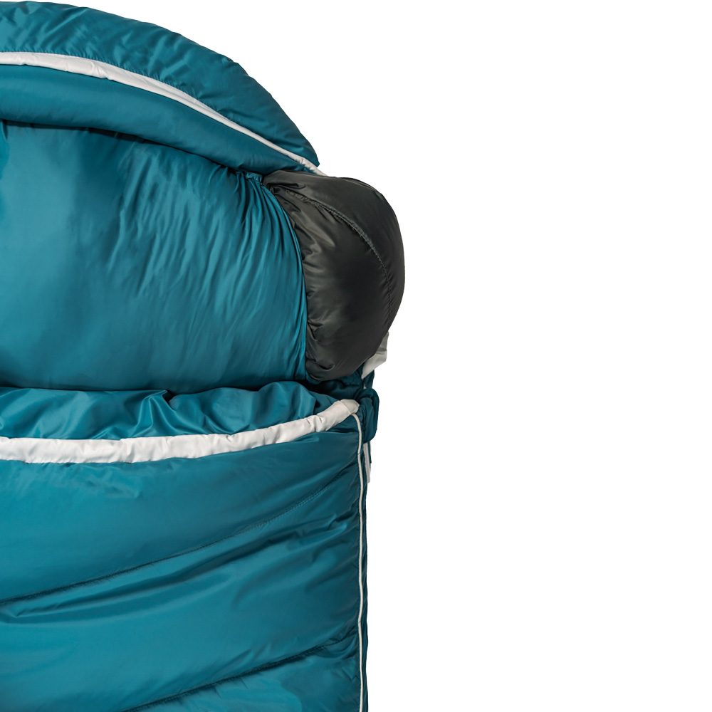 Grüezi Bag Biopod DownWool Subzero Comfort L Schlafsack autumn blue
