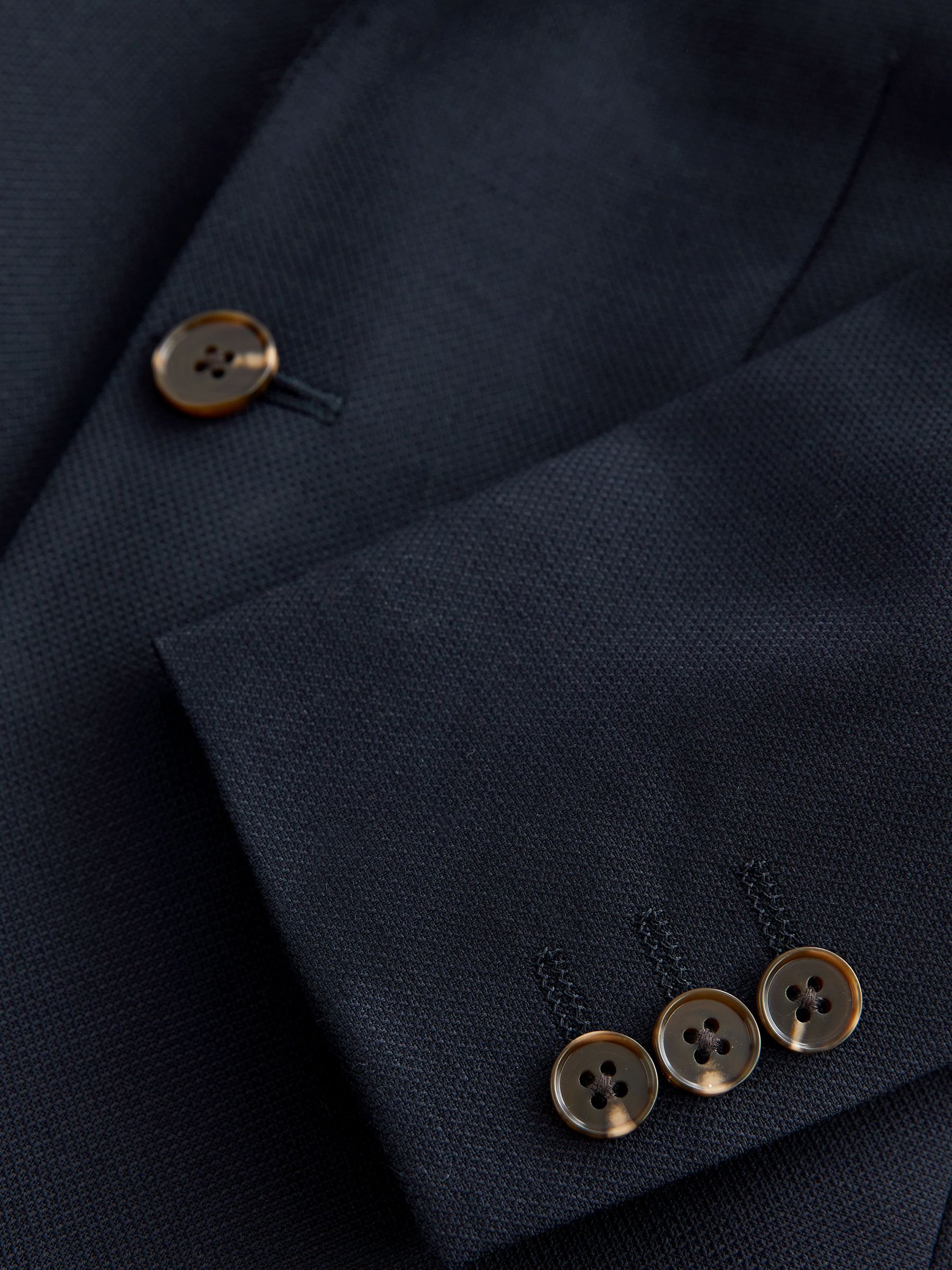 Marineblauw - Premium Tollegno Italiaans wollen pak: colbert (3-16jaar)