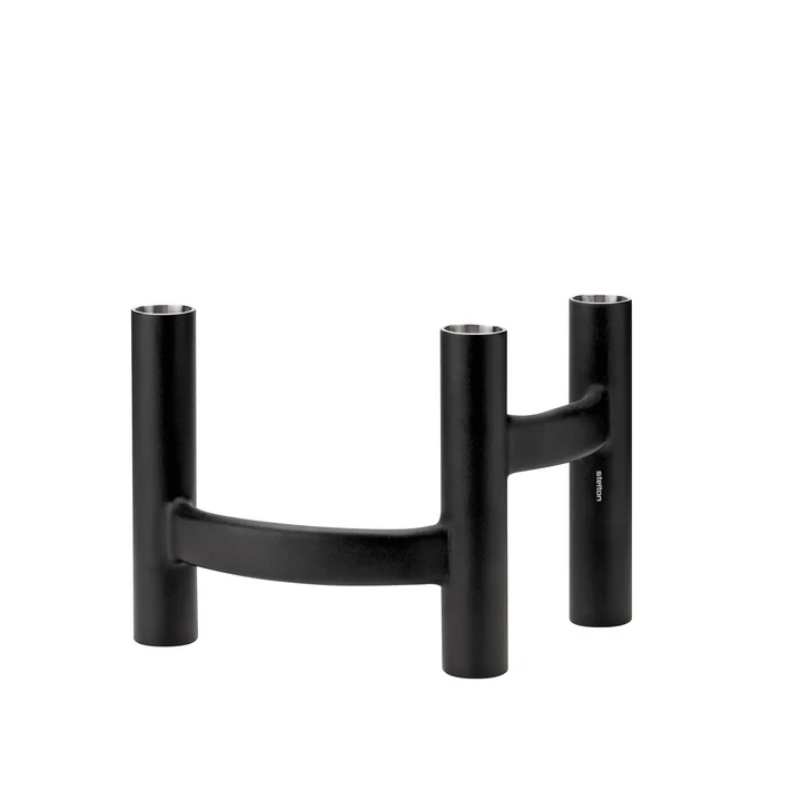 Stelton - Ora Kerzenständer dreiarmig, schwarz