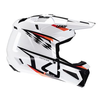 Casque cross Leatt 3.5 avec masque 3.5 2025 - Blanc