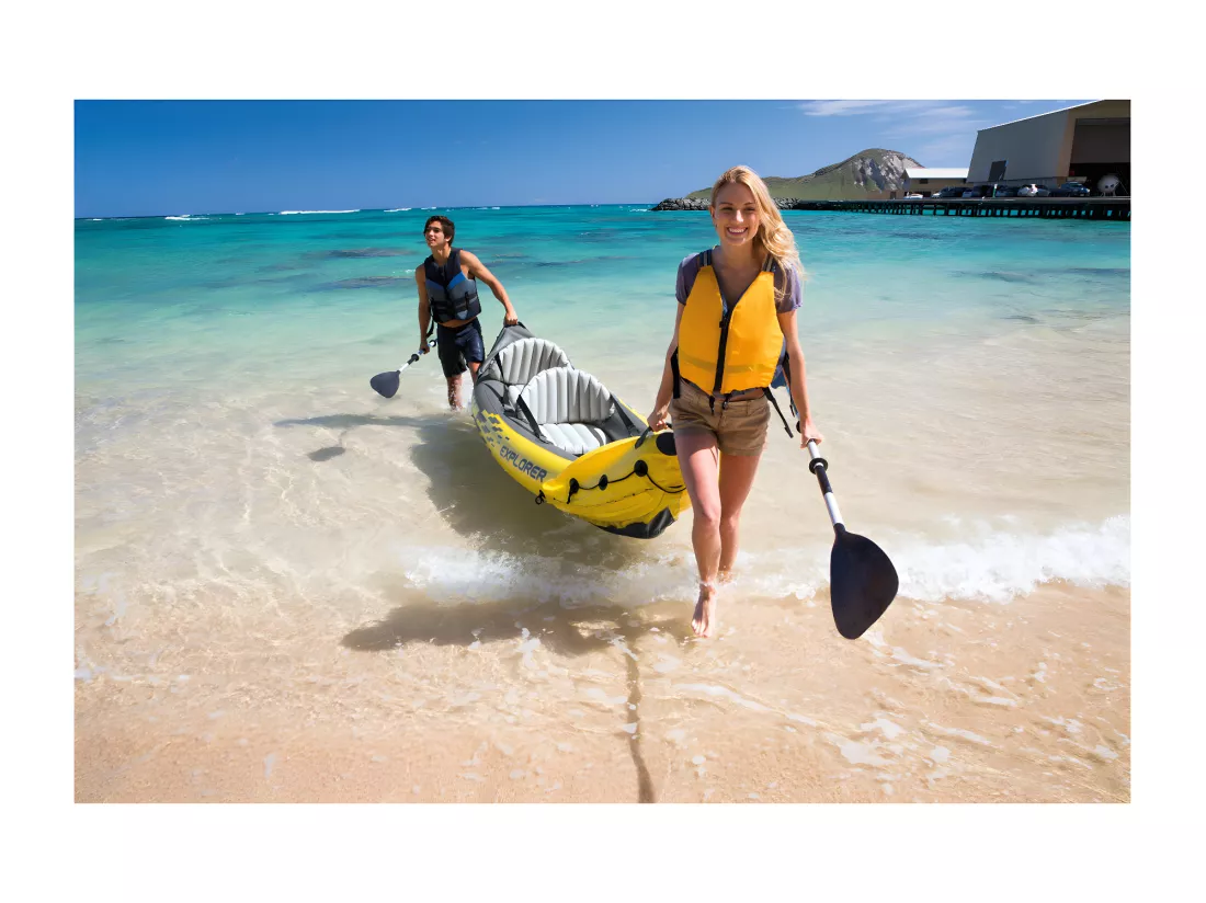 Canoë gonflable 2 places - Explorer K2 - Intex