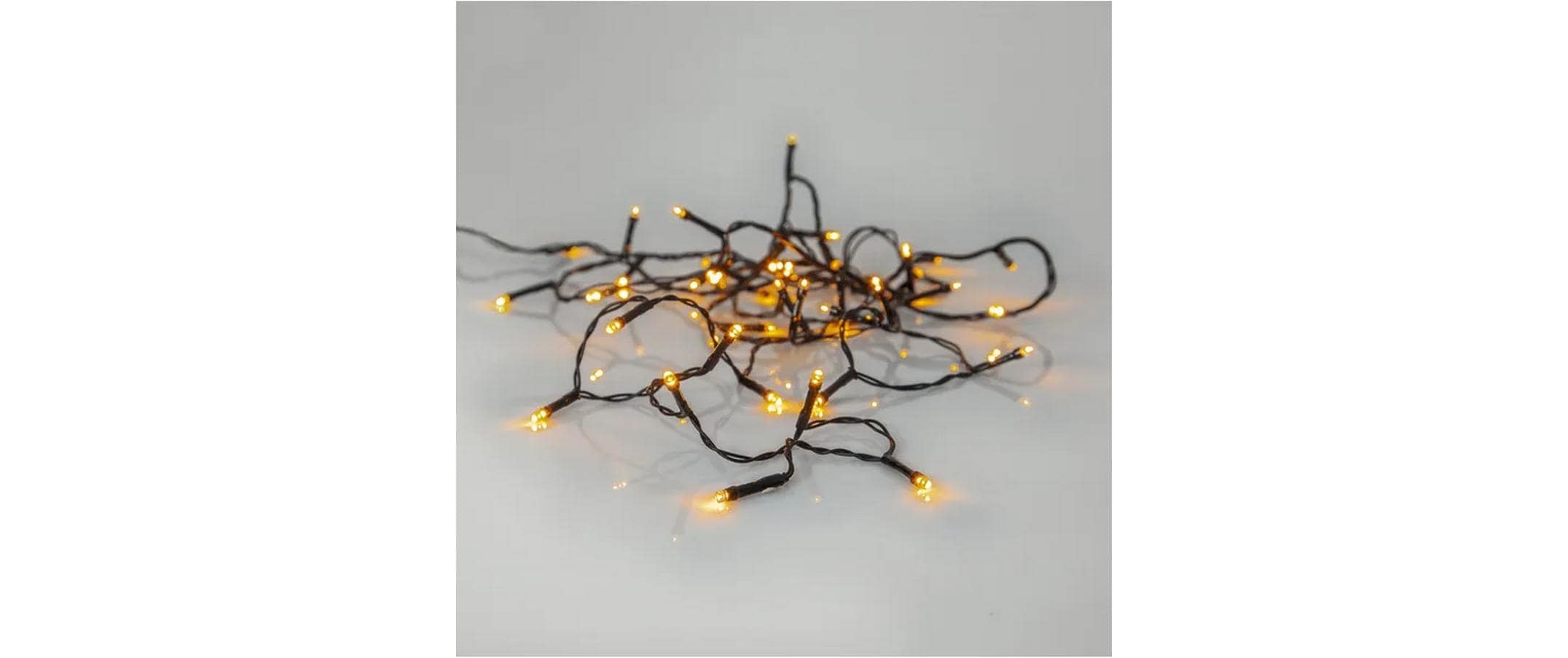 LED Lichterkette Golden 280 cm, 40 LampenLichterkette für den Aussen- und Innenbereich