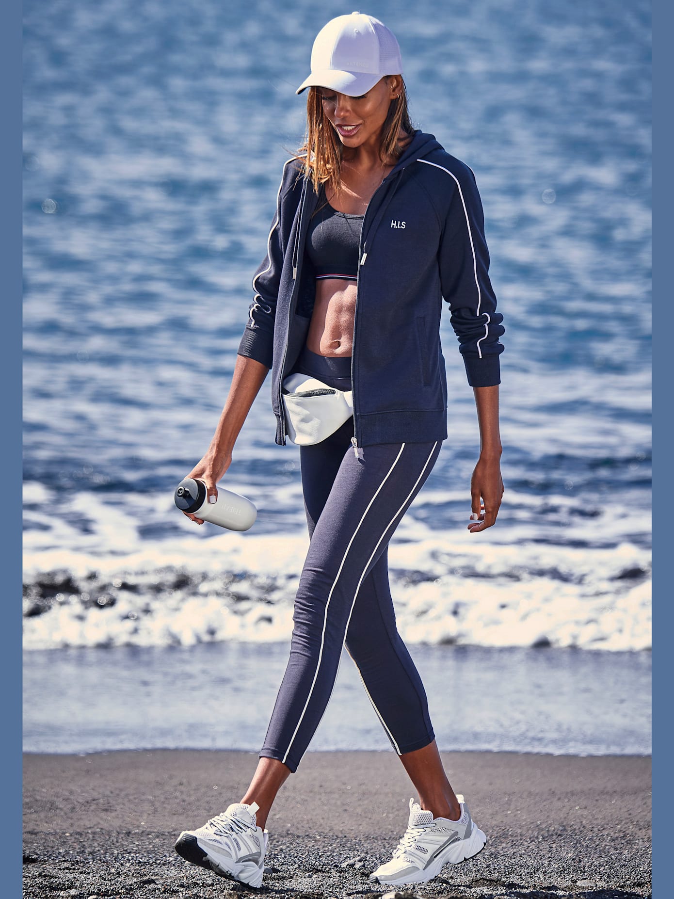 Legging avec passepoil