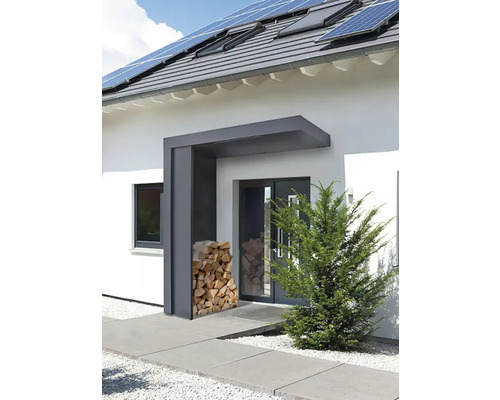 Gutta Blende BS Depot RAL 7016 antraciet 33x220 cm