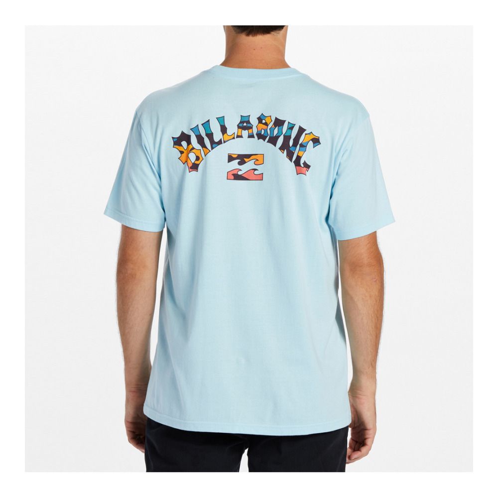 Billabong ARCH FILL - Tee-shirt Homme coastal blue