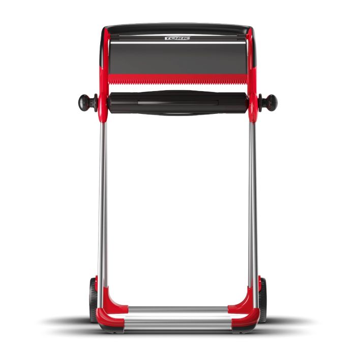 Tork 652008 Vloerstandaard Dispenser Rood en Zwart W1 Mobiel Performance Lijn (652008)
