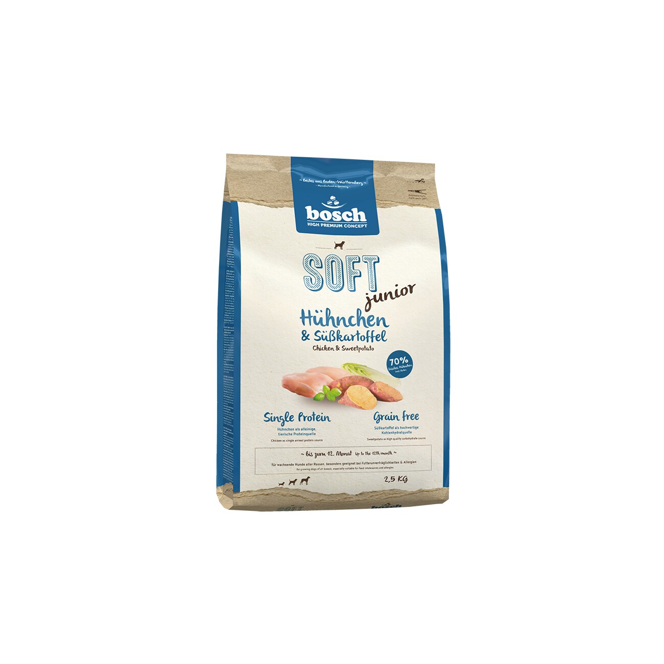 bosch Soft Junior Hühnchen & Süßkartoffel 2,5 kg