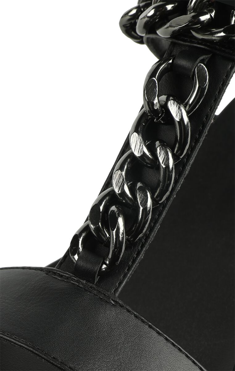 Sandales avec Chaînes | Black Premium by EMP Tongs