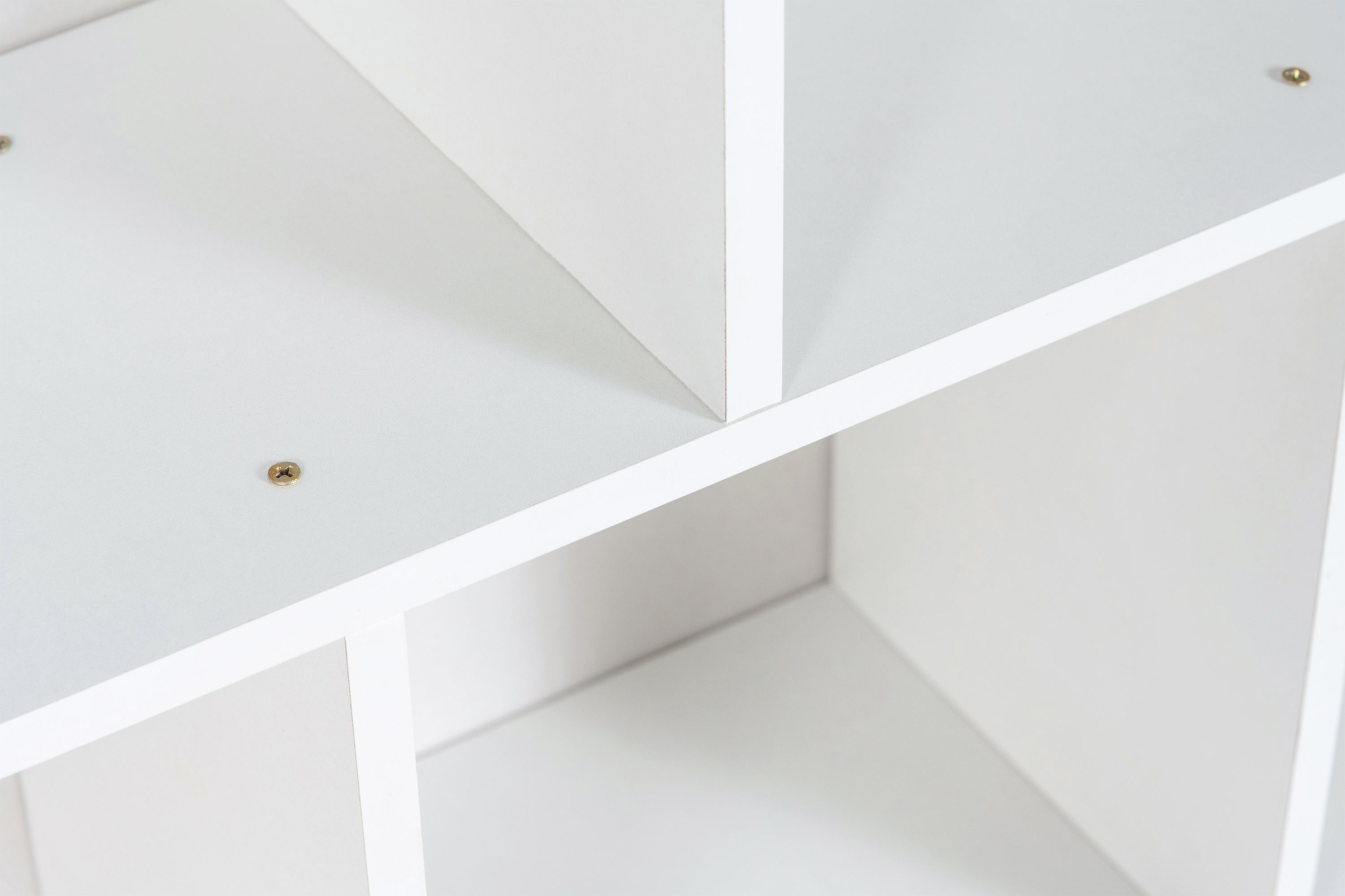 CLP Regal Peoria Mit Vielen Ablageflächen I Dekoratives Bücherregal I Wandregal Aus MDF