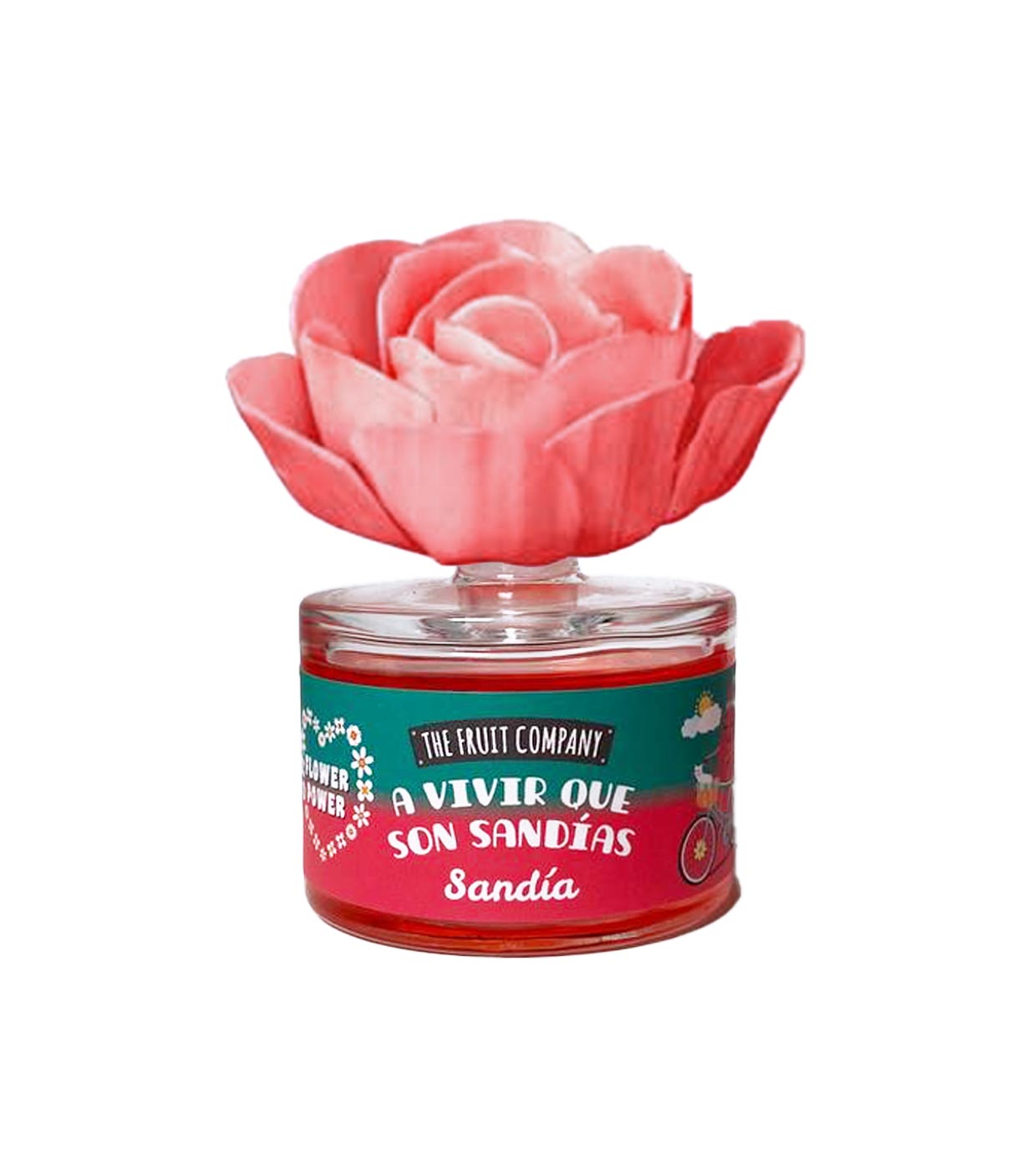 The Fruit Company - Ambientador perfumado de flores Flower Power - Melancia