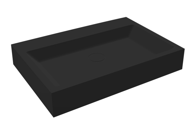 Best Design Nero Opera solid surface wastafel 60x42x10cm